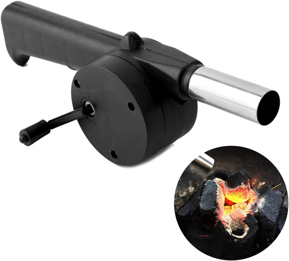 Camping Cooking Essentials - Souffleur de barbecue portable à manivelle