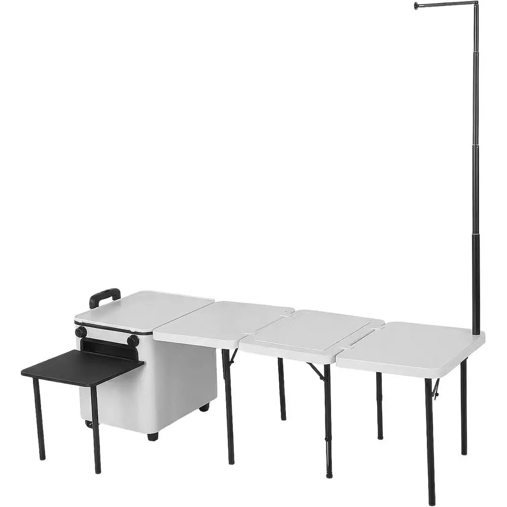 Camping Cooking Light - Chariot de barbecue portable d'extérieur avec