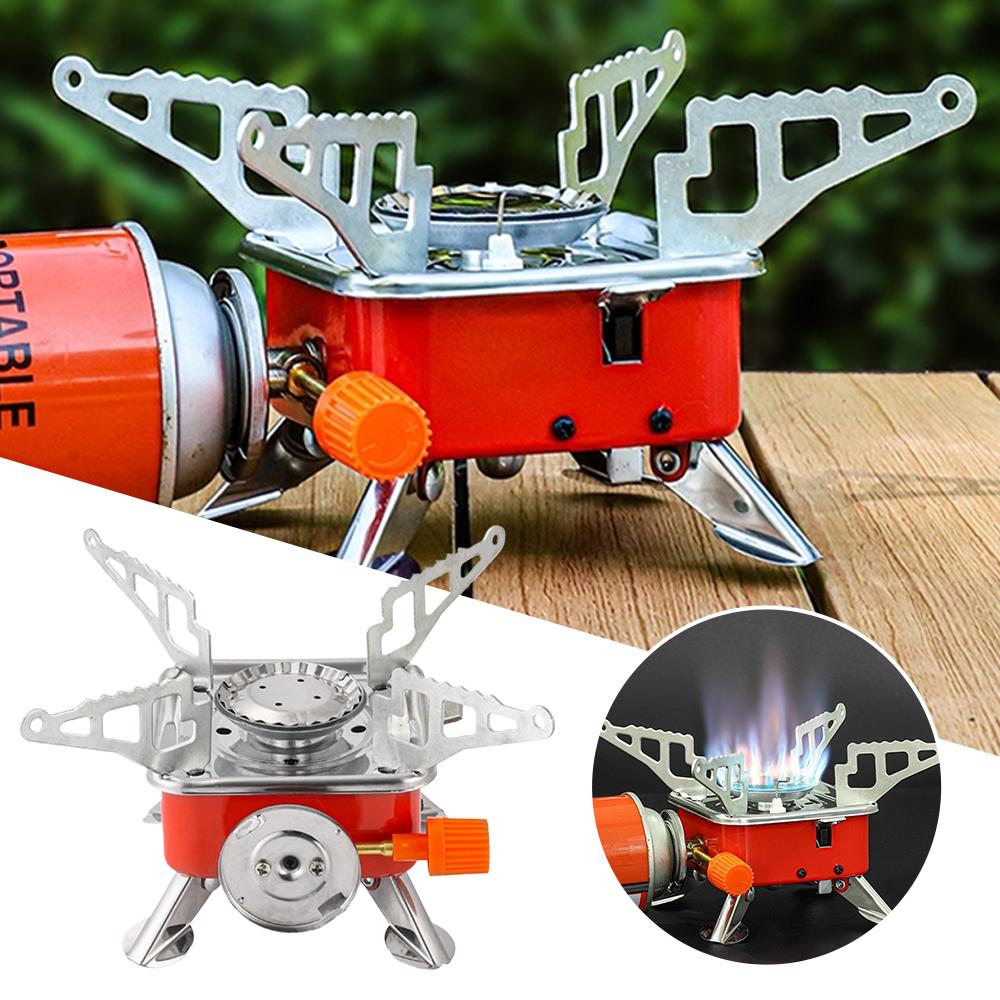 Camping Cooking Heater - Réchaud portable de camping pliable coupe-vent