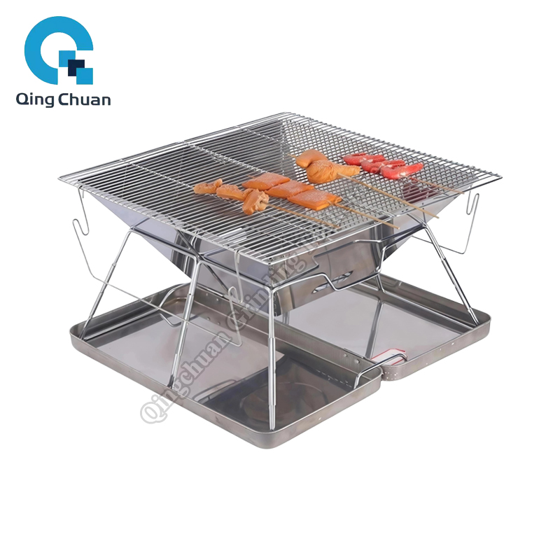 Camping Cooking - Réchaud de camping pliable en acier
