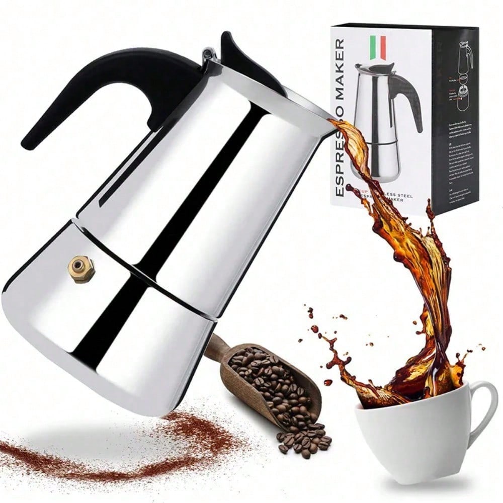 Camping Cooking Utensils - Machine à café expresso en acier