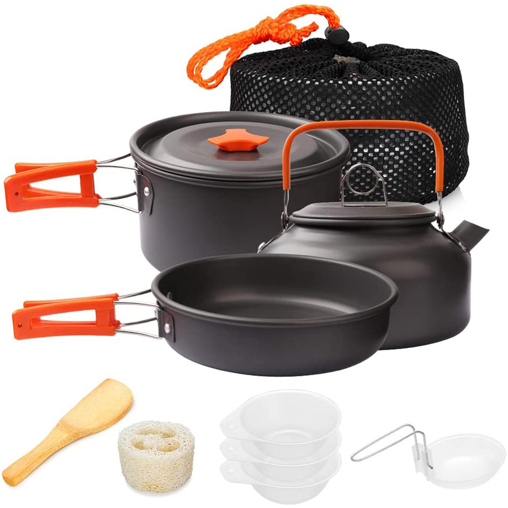 Camping Cooking Essentials - Kit d'ustensiles de cuisine de Camping,