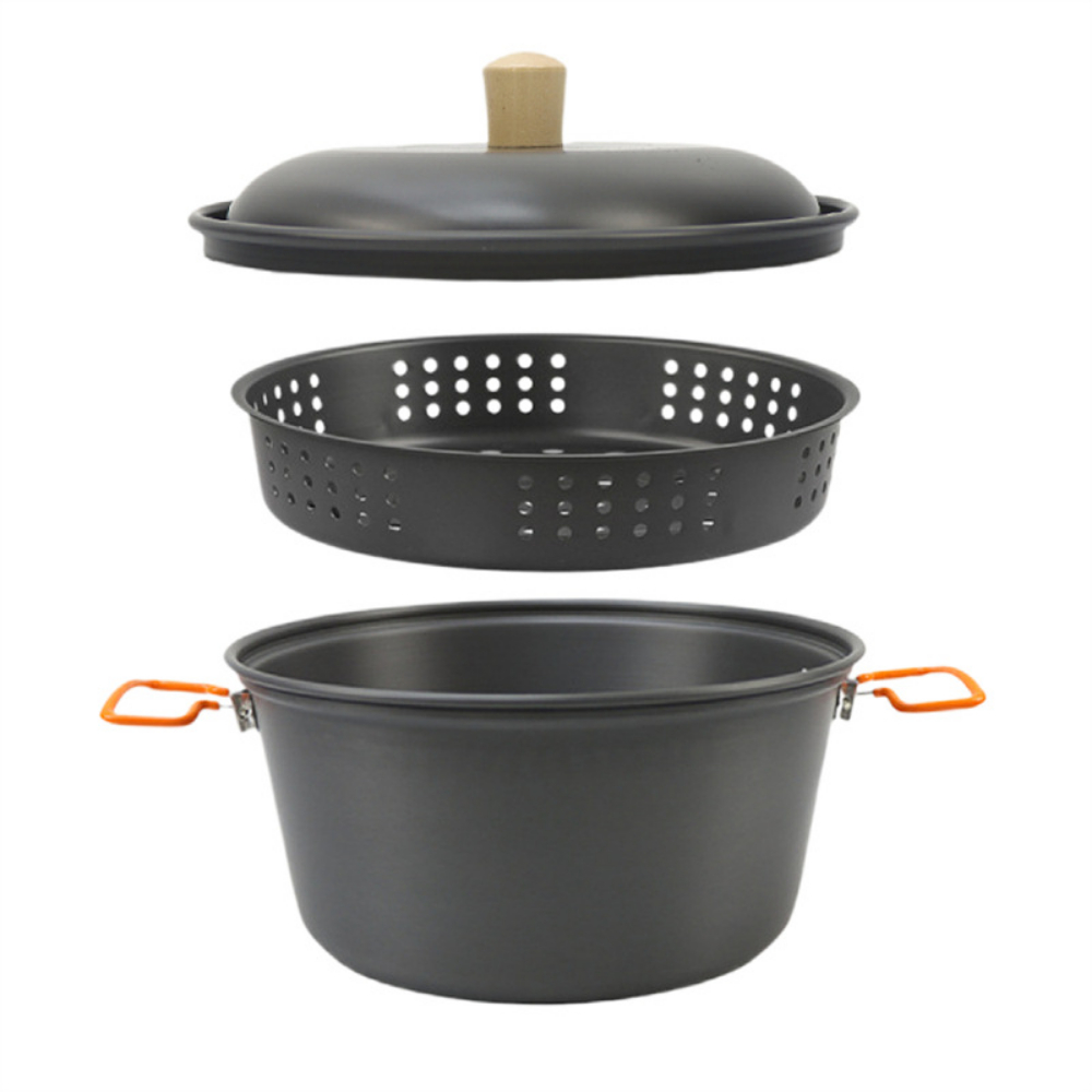 Camping Cooking Essentials - Ensemble de marmites d'extérieur en aluminium