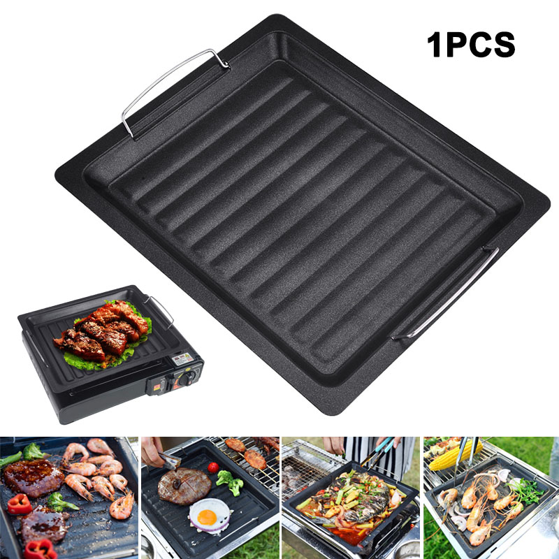 Camping Cooking Appliances - Poêle à griller carrée épaisse pour
