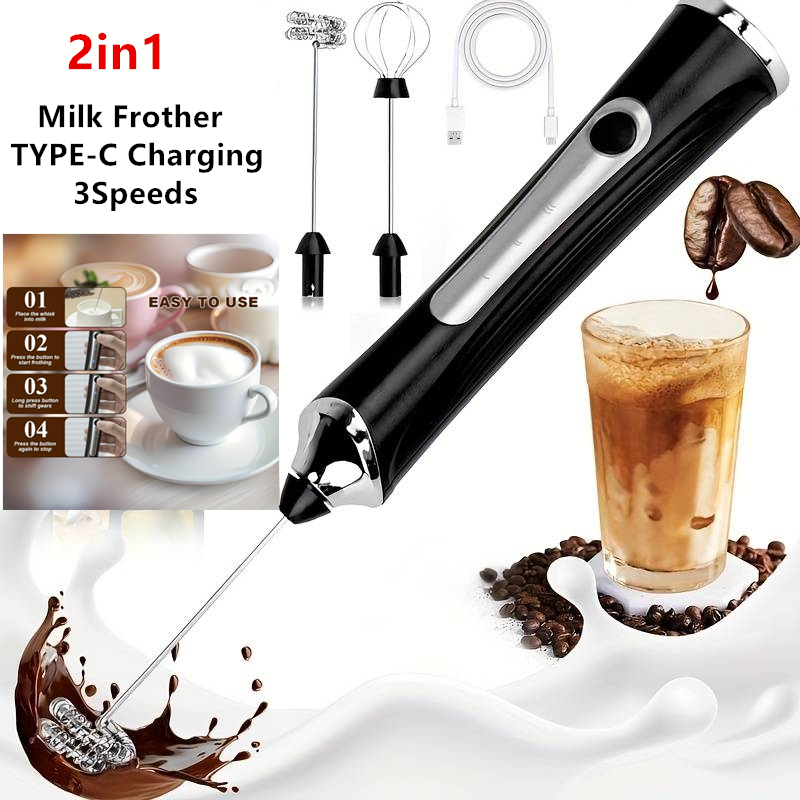 Pocket Coffee Maker - Mousseur à lait électrique sans fil