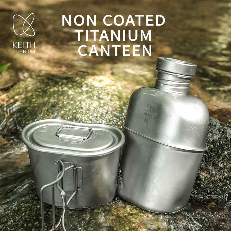 Camping Outdoor Cooking Set - KEITH Kit de cantine en titane