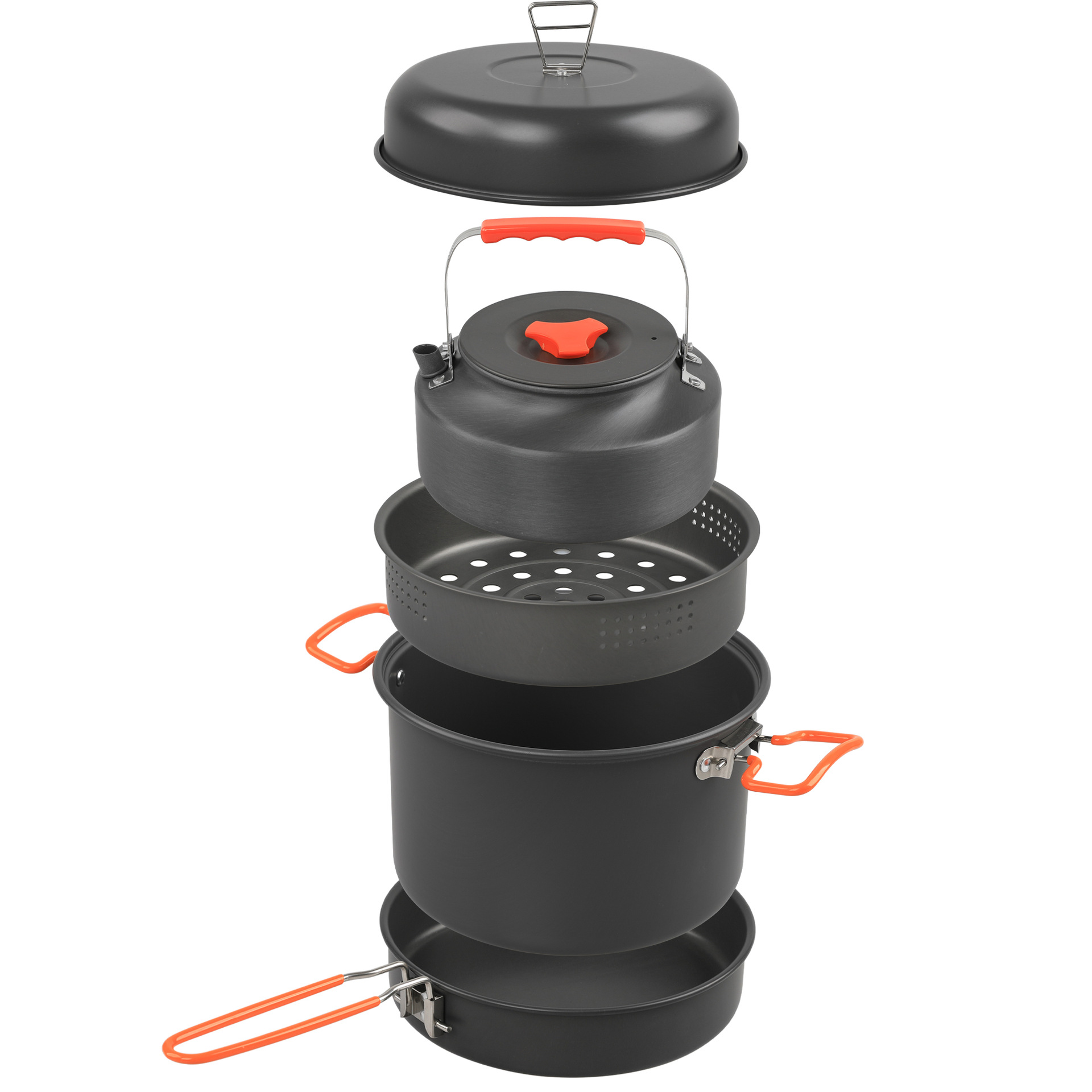 Camping Outdoor Cooking Set - Ensemble d'ustensiles de cuisine d'extérieur, marmite