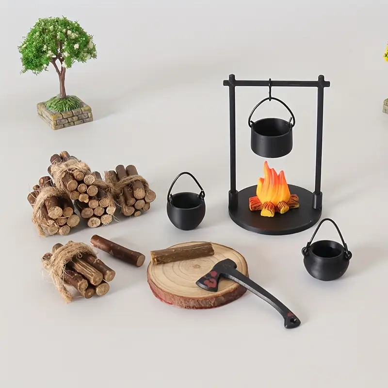 Camping Cooking Appliances - Mini poêle suspendu pour feu de