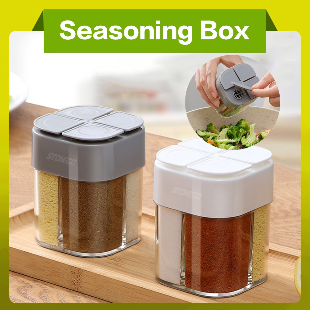 Camping Cooking Container - Distributeur en plastique 4 en 1,