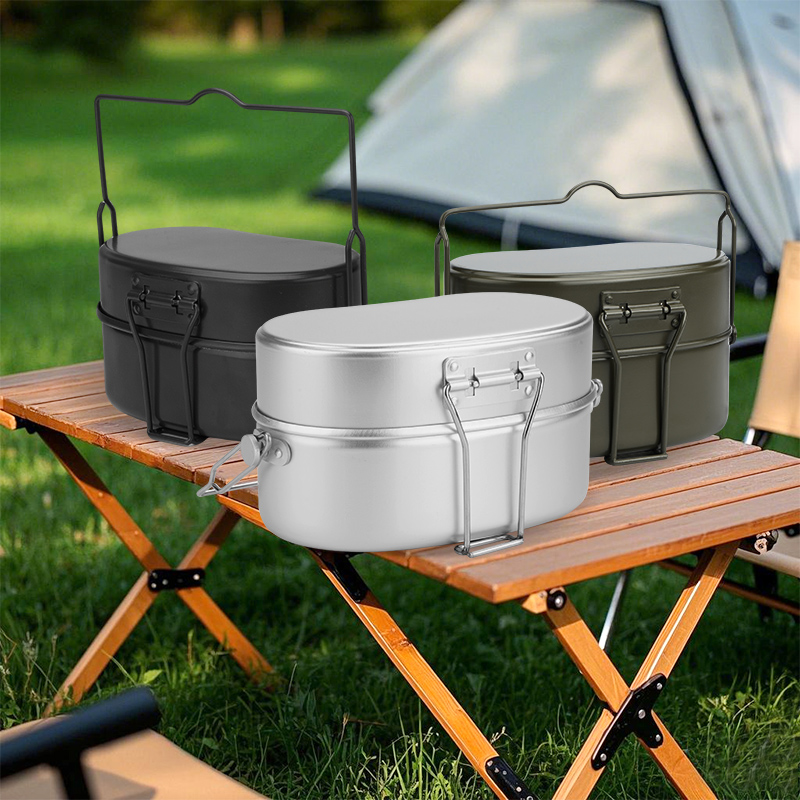Camping Cooking Kit Box - Camping en plein airMessKit multifonction taille