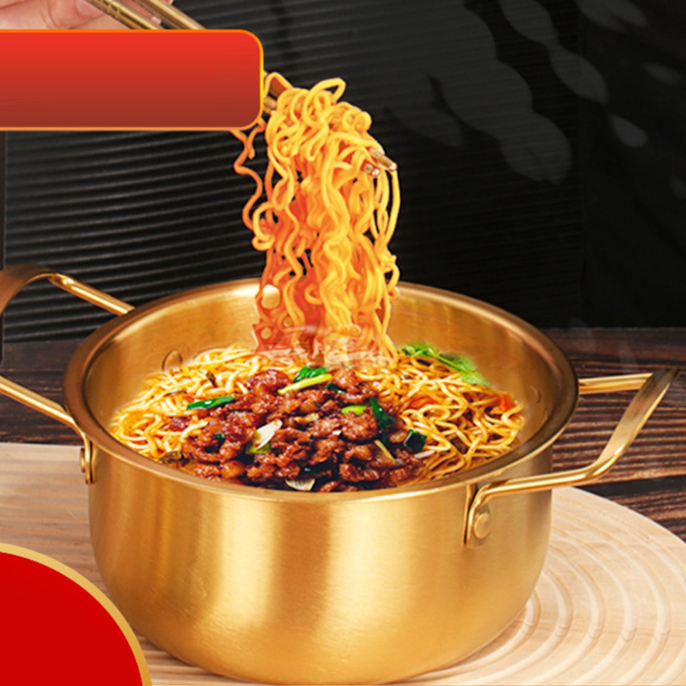 Camping Cooking Noodles - Marmite à ramen coréenne en acier