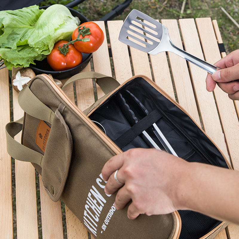 Ensemble de 8 ustensiles de cu - Camping Cooking Cutlery Set avis et prix