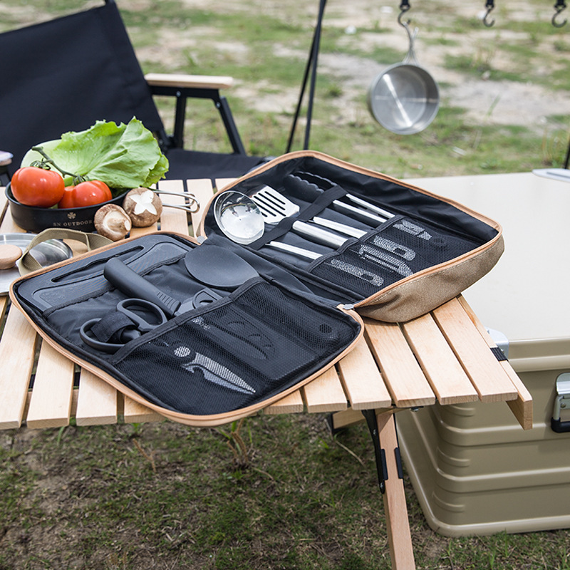 Ensemble de 8 ustensiles de cu - Camping Cooking Cutlery Set avis et prix
