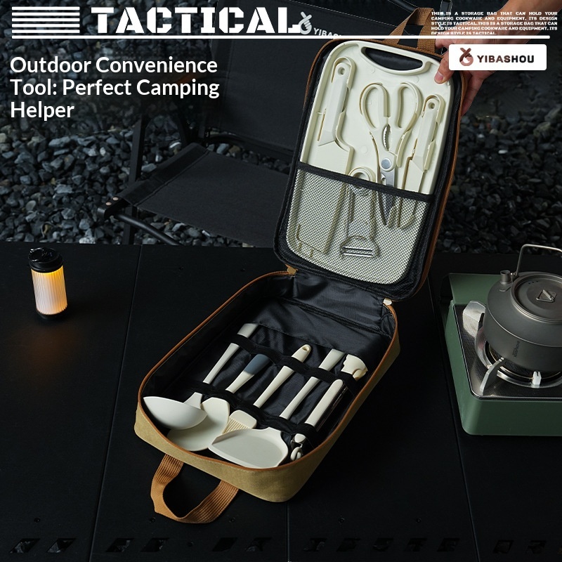 Ensemble de cuisine de camping - Camping Cooking Cutlery Set avis et prix