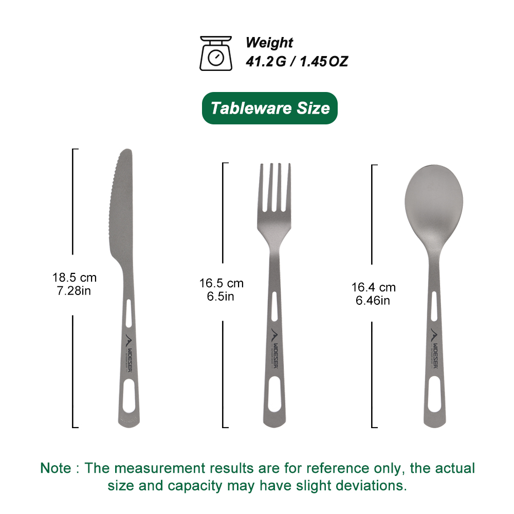 Widesea – ensemble de cuisine  - Camping Cooking Cutlery Set avis et prix