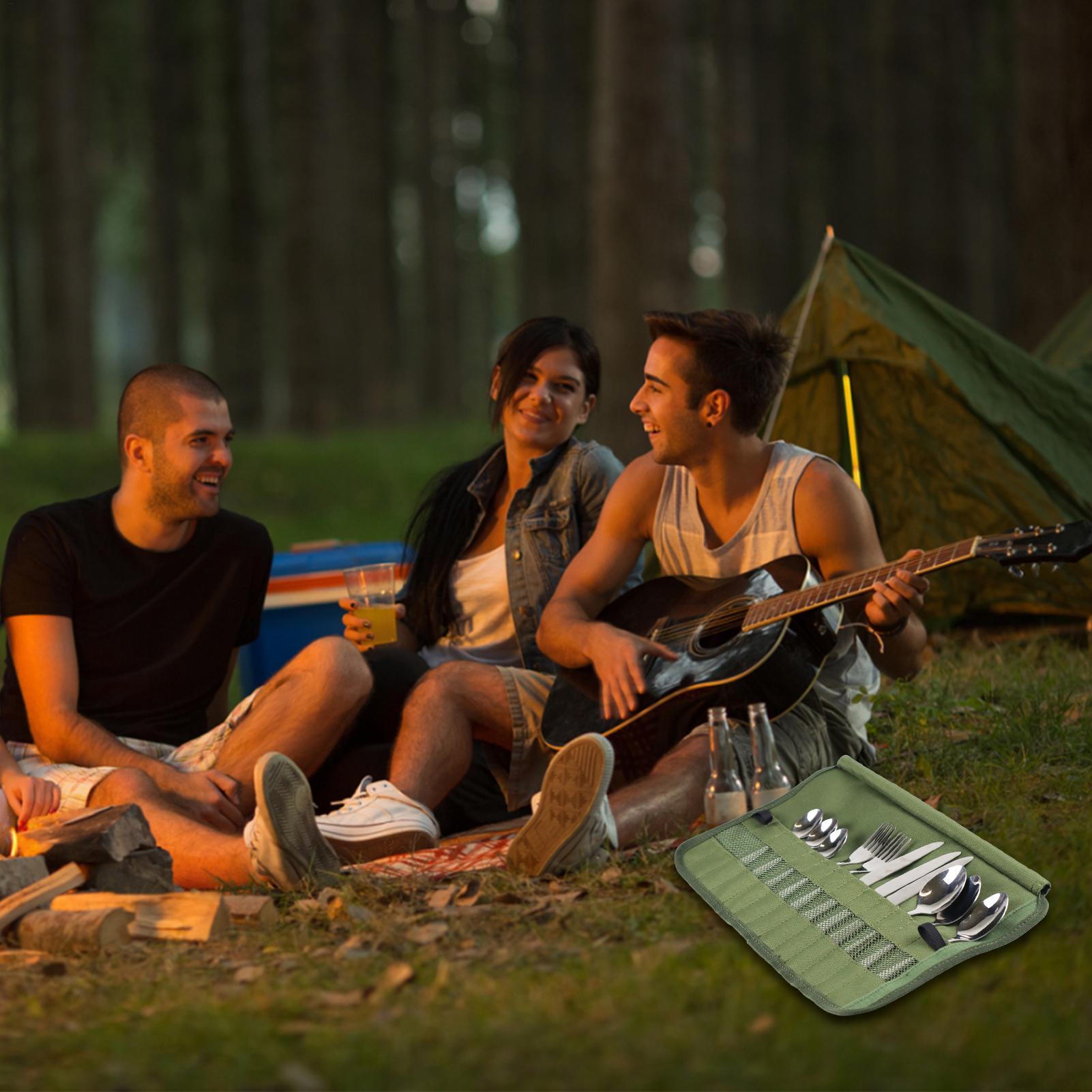 Sac de rangement pour vaissell - Camping Cooking Utensil Roll avis et prix