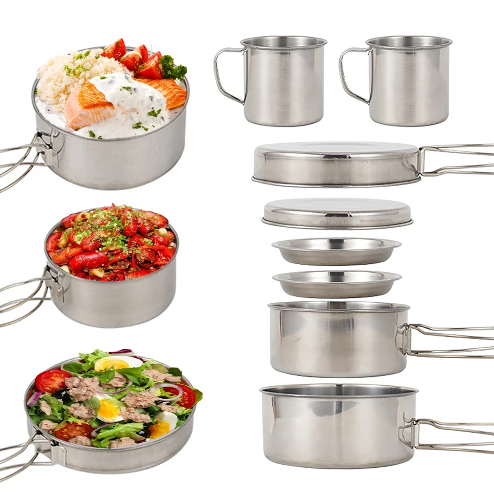 8 pièces/ensemble ustensiles d - Camping Cooking Cutlery Set avis et prix