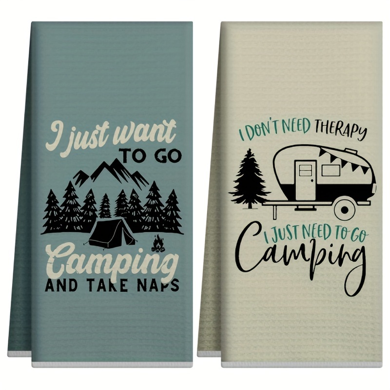 Lot de 2 serviettes de cuisine - Camping Cooking Essentials avis et prix