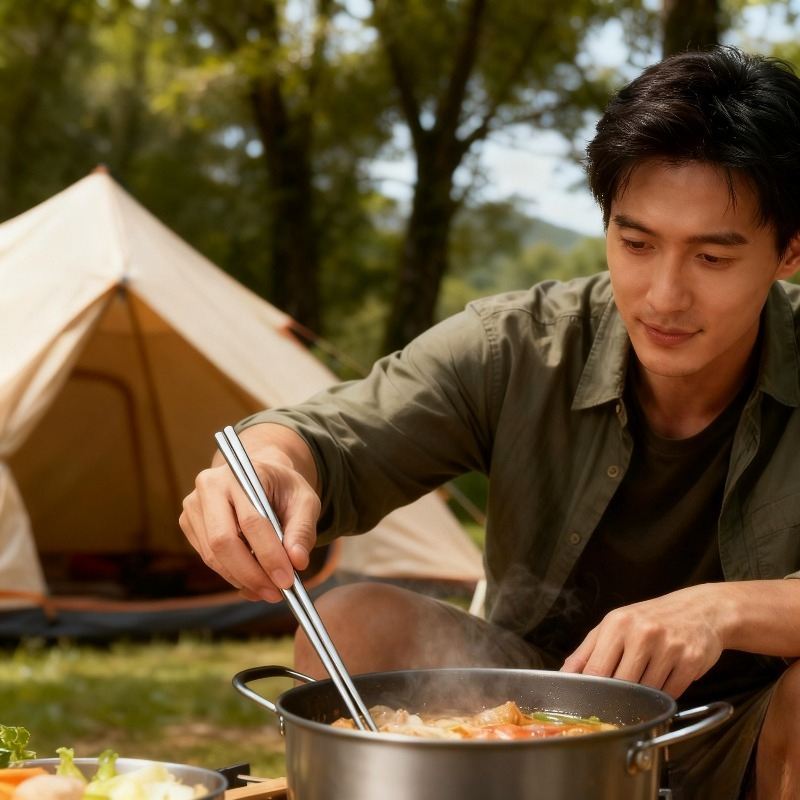 Baguettes portables durables e - Camping Cooking Noodles avis et prix