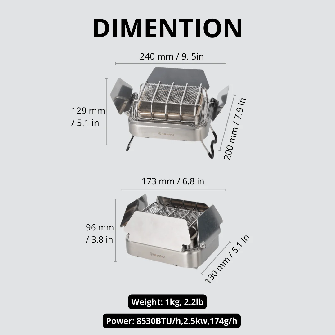 Réchaud de Camping à gaz tourn - Camping Cooking Heater avis et prix