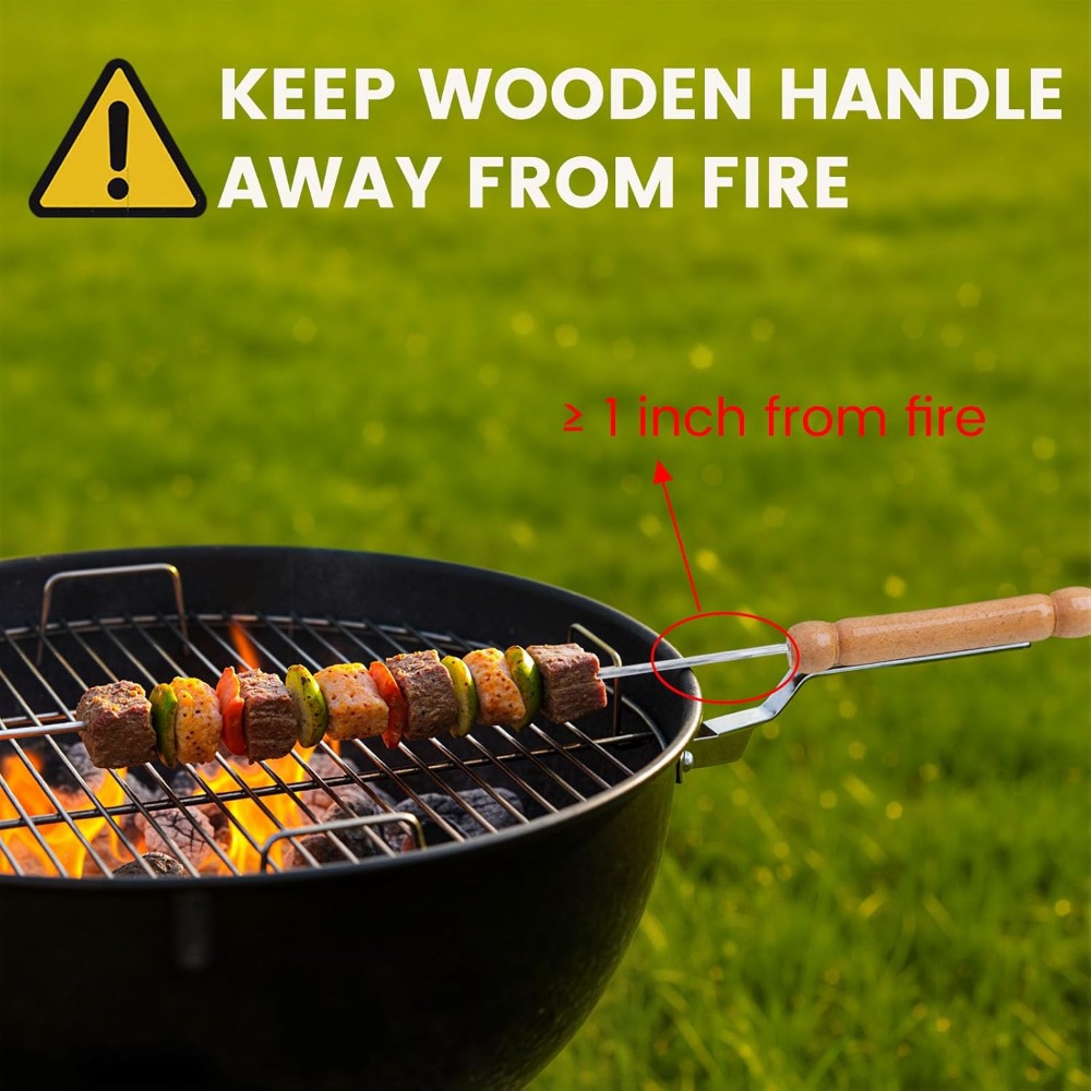 Brochettes de barbecue réutili - Camping Cooking Essentials avis et prix