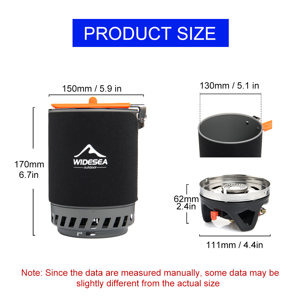 Widesea – système de cuisine d - Camping Outdoor Cooking Set avis et prix