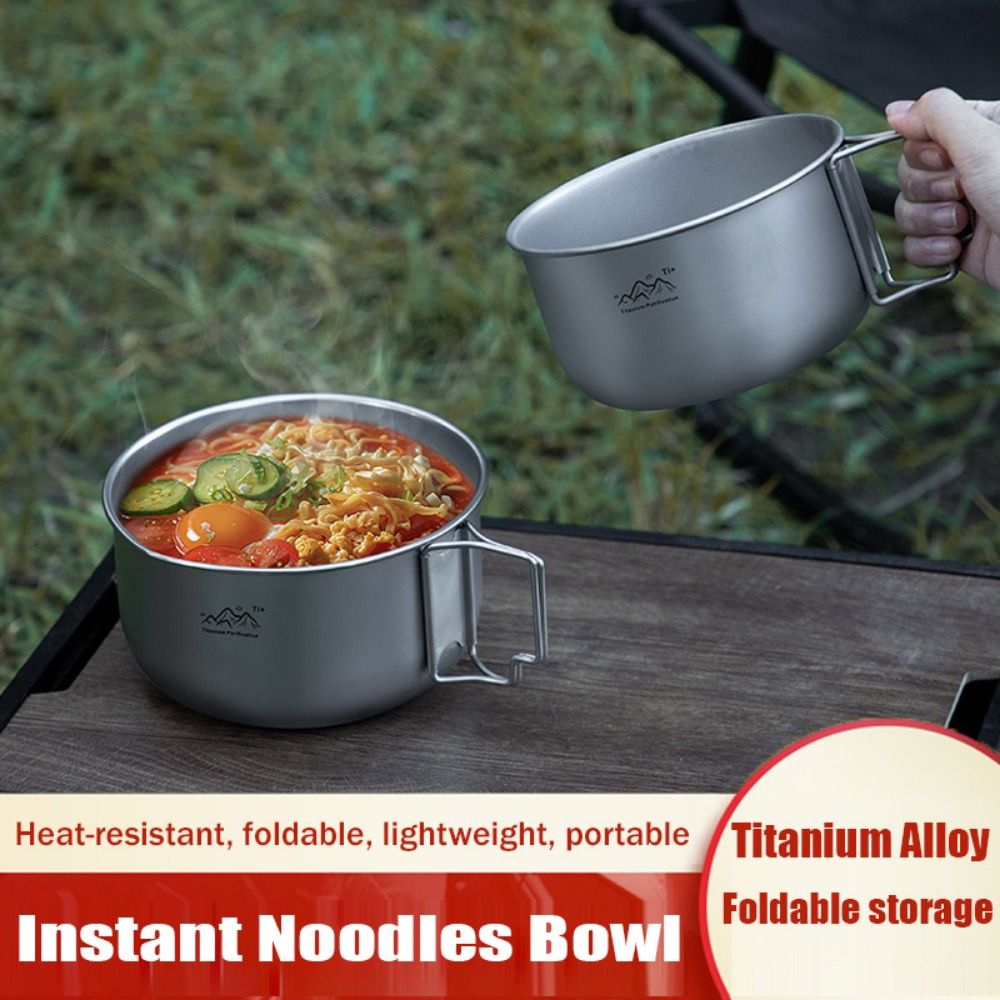 Pot de camping compact en alli - Camping Cooking Noodles avis et prix