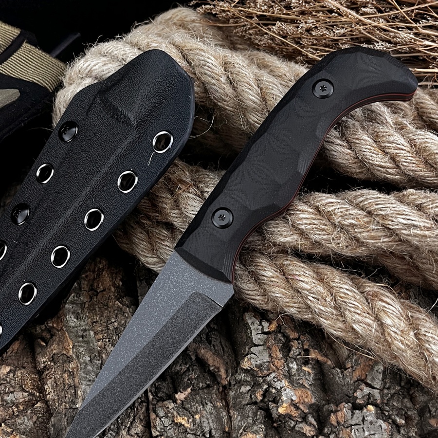 Couteau droit durable pour la  - Camping Cooking Essentials avis et prix