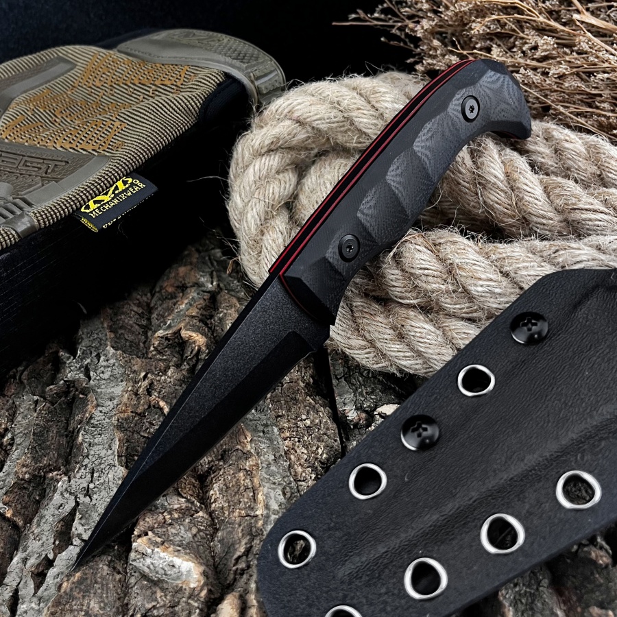Couteau droit durable pour la  - Camping Cooking Essentials avis et prix