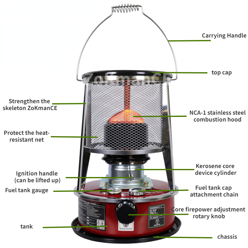 Réchaud à kérosène Portable 4, - Camping Cooking Heater avis et prix