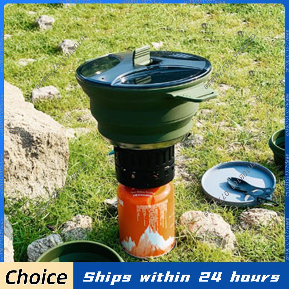 Casserole de camping pliable e - Camping Cooking Open Fire avis et prix