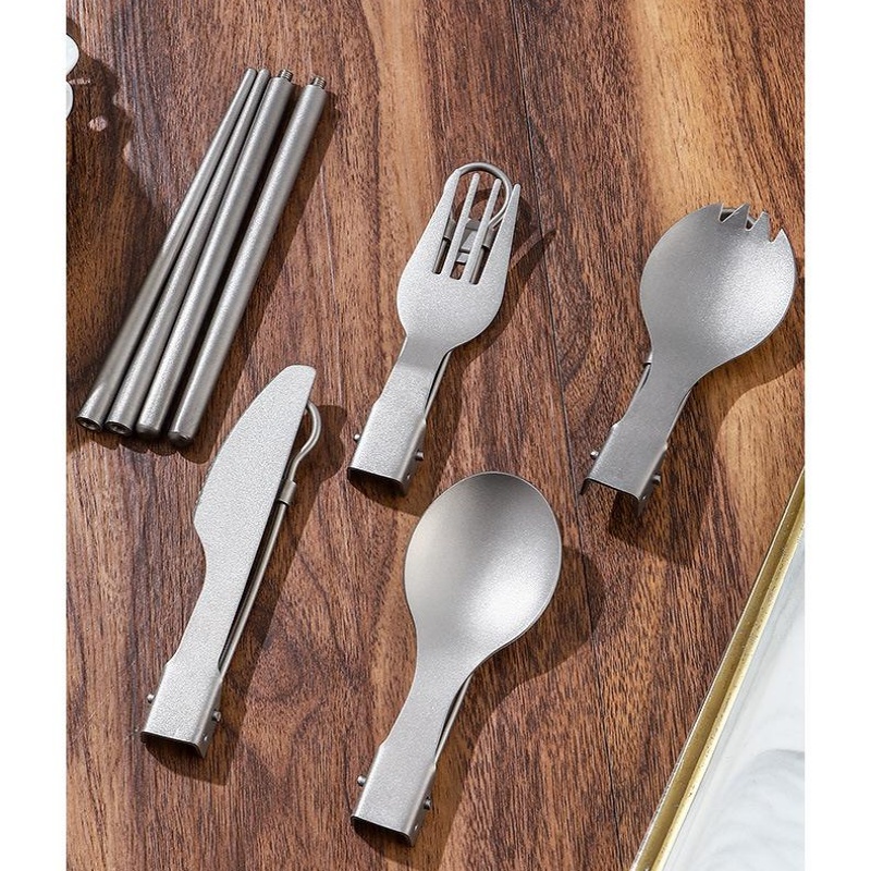 Ensemble d'ustensiles pliables - Camping Cooking Cutlery Set avis et prix