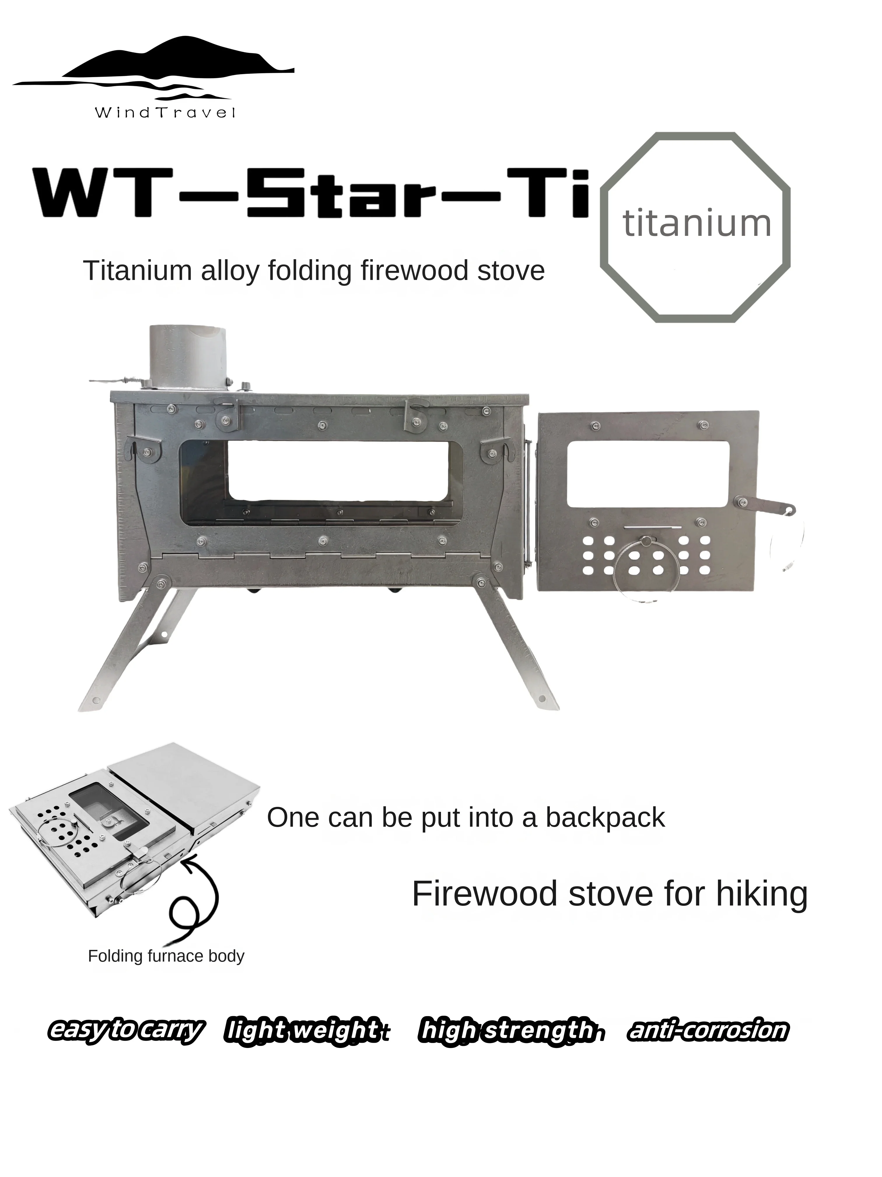 WT Star-Poêle à bois de chauff - Camping Cooking Lightweight avis et prix