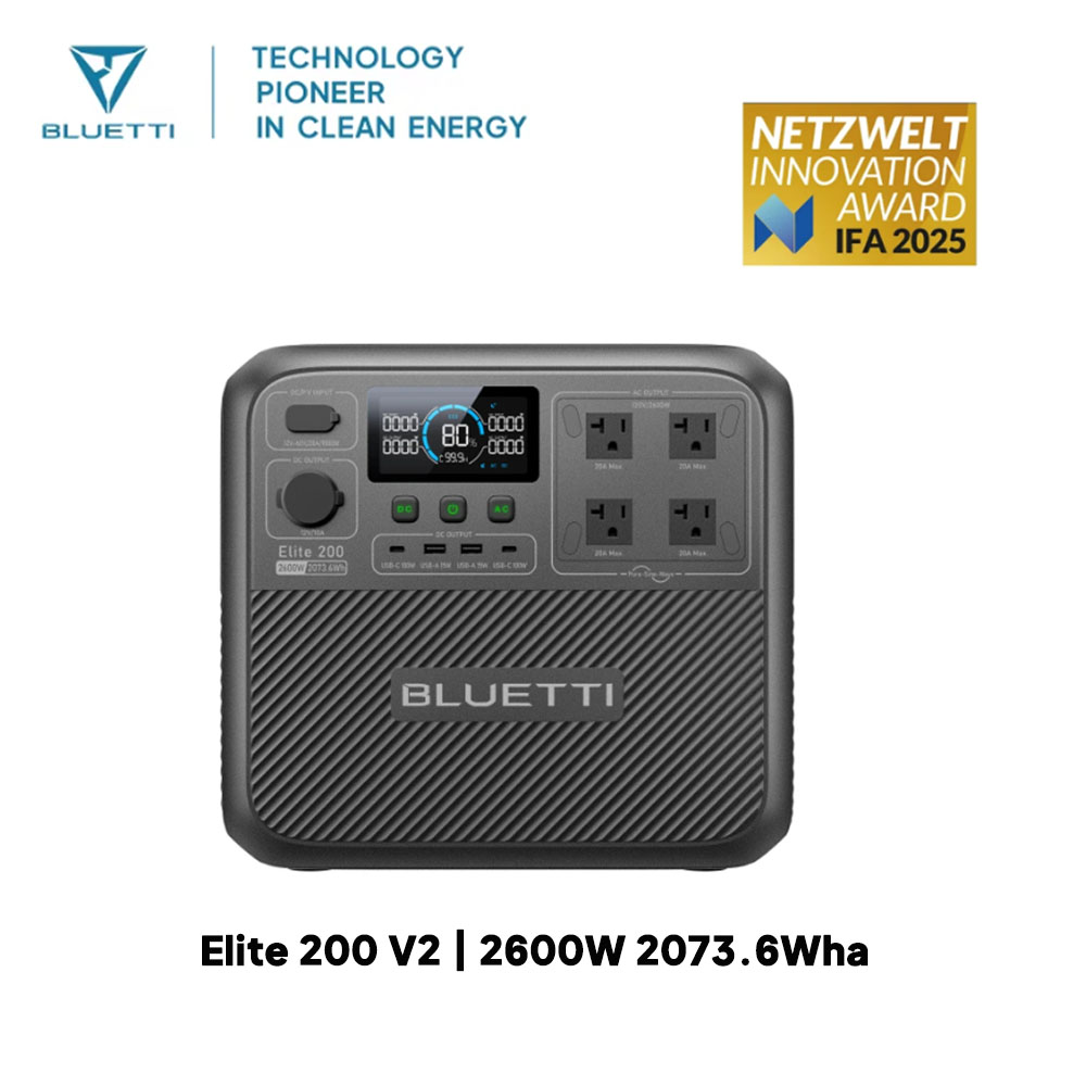 【Renew】BLUETTI Elite 200 V2 St - Camping Cooking Heater avis et prix