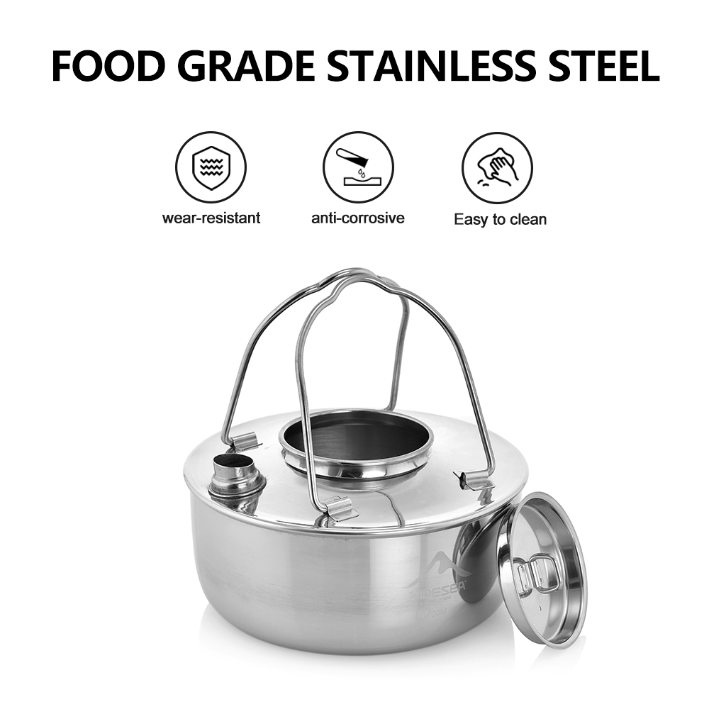 ESEA-Bouilloire portable en ac - Camping Cooking Essentials avis et prix