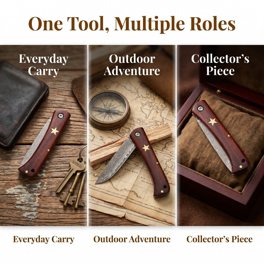 Couteau pliant multifonctionne - Camping Cooking Essentials avis et prix