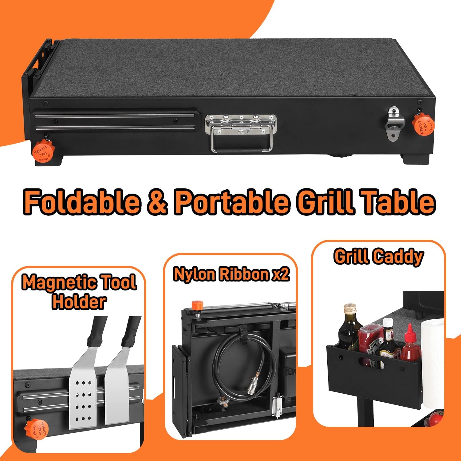 Table de barbecue pliante port - Camping Cooking Caddy avis et prix