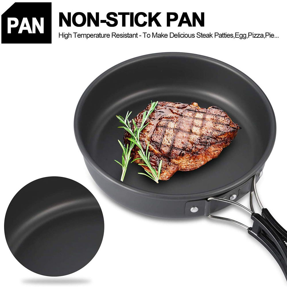 Ensemble de vaisselle de campi - Camping Outdoor Cooking Set avis et prix
