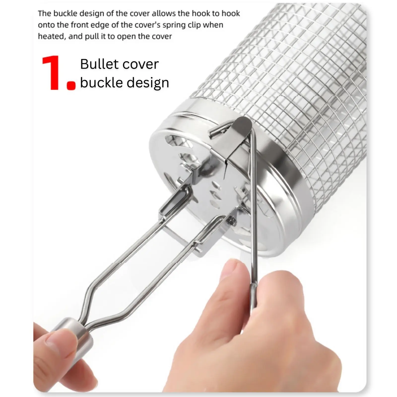 Panier de cuisson roulant en a - Camping Cooking Essentials avis et prix