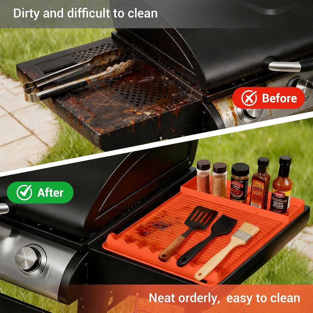 Tapis de barbecue en silicone  - Camping Cooking avis et prix