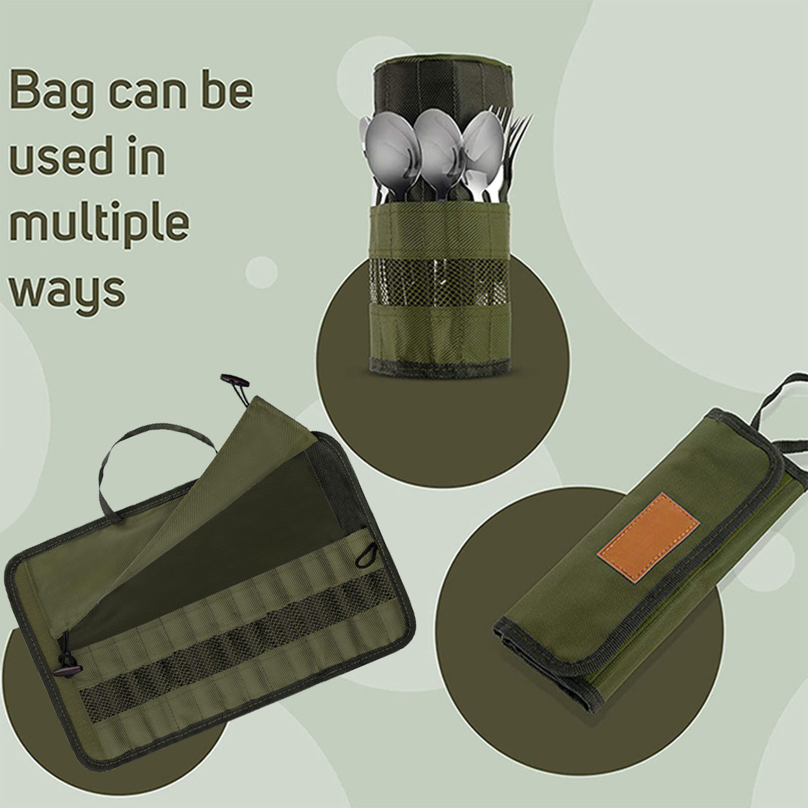 Sac à ustensiles de camping, s - Camping Cooking Utensil Roll avis et prix